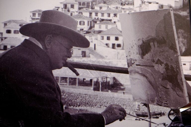 winston churchill painting 80 years old